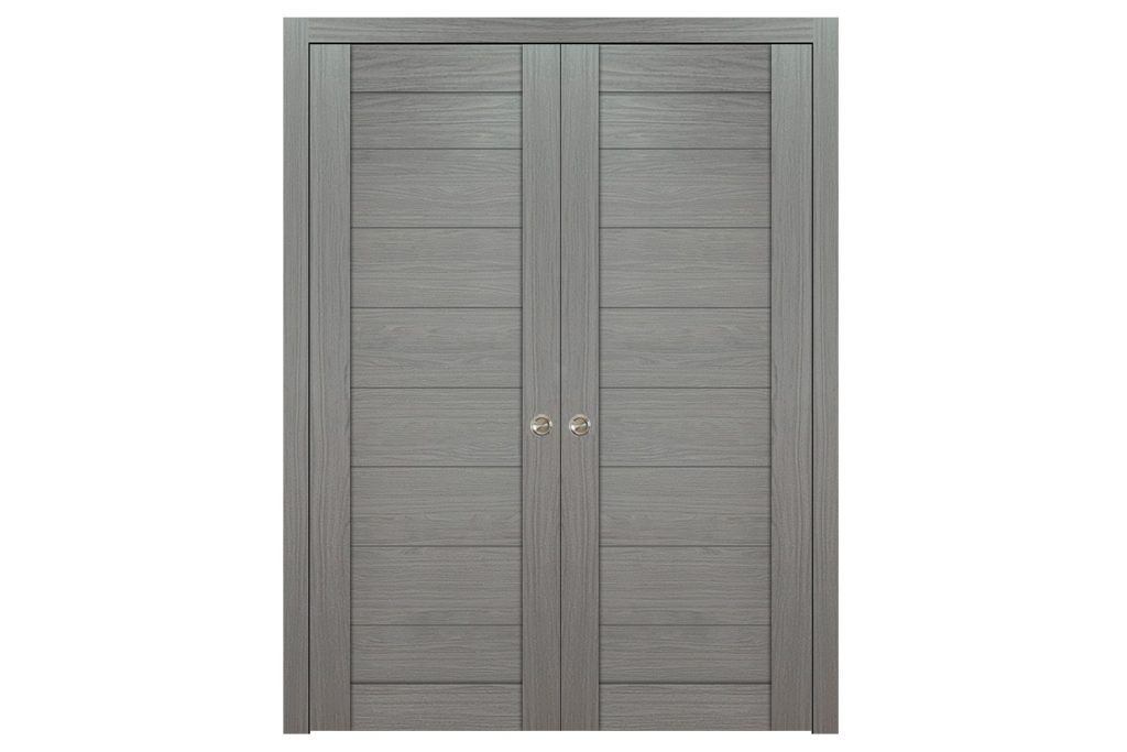 Domino 02 Wenge Modern Laminated Modern Interior Door - Double Pocket