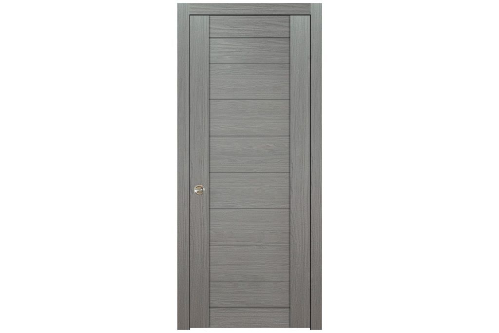 Domino 02 Wenge Modern Laminated Modern Interior Door - Single Pocket
