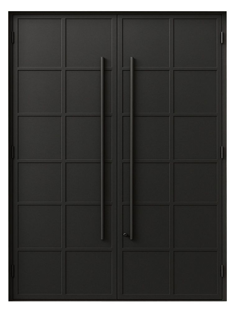 Nova Royal Series Wrought Iron Custom Exterior Door Style 061