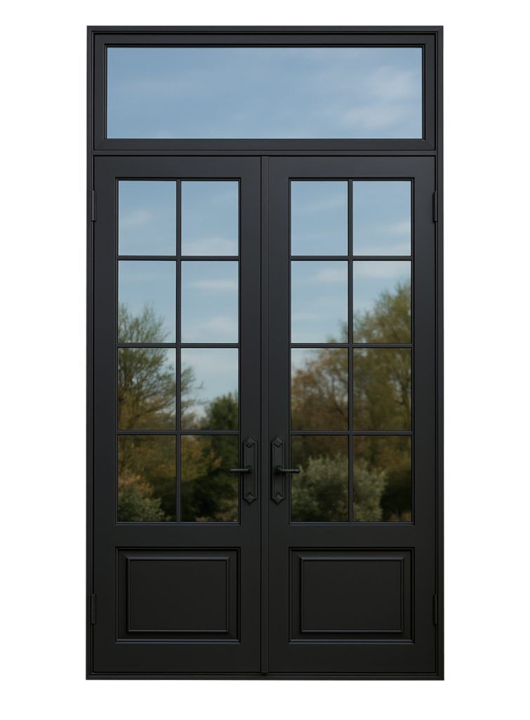Nova Royal Series Wrought Iron Custom Exterior Door Style 063