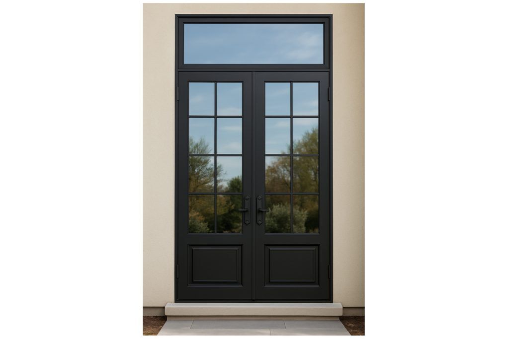 Nova Royal Series Wrought Iron Custom Exterior Door Style 063