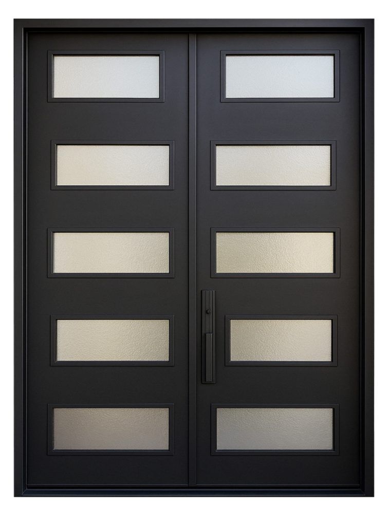 Nova Royal Series Wrought Iron Custom Exterior Door Style 065
