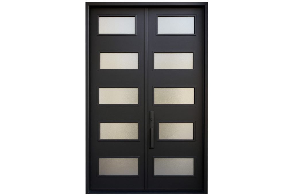 Nova Royal Series Wrought Iron Custom Exterior Door Style 065