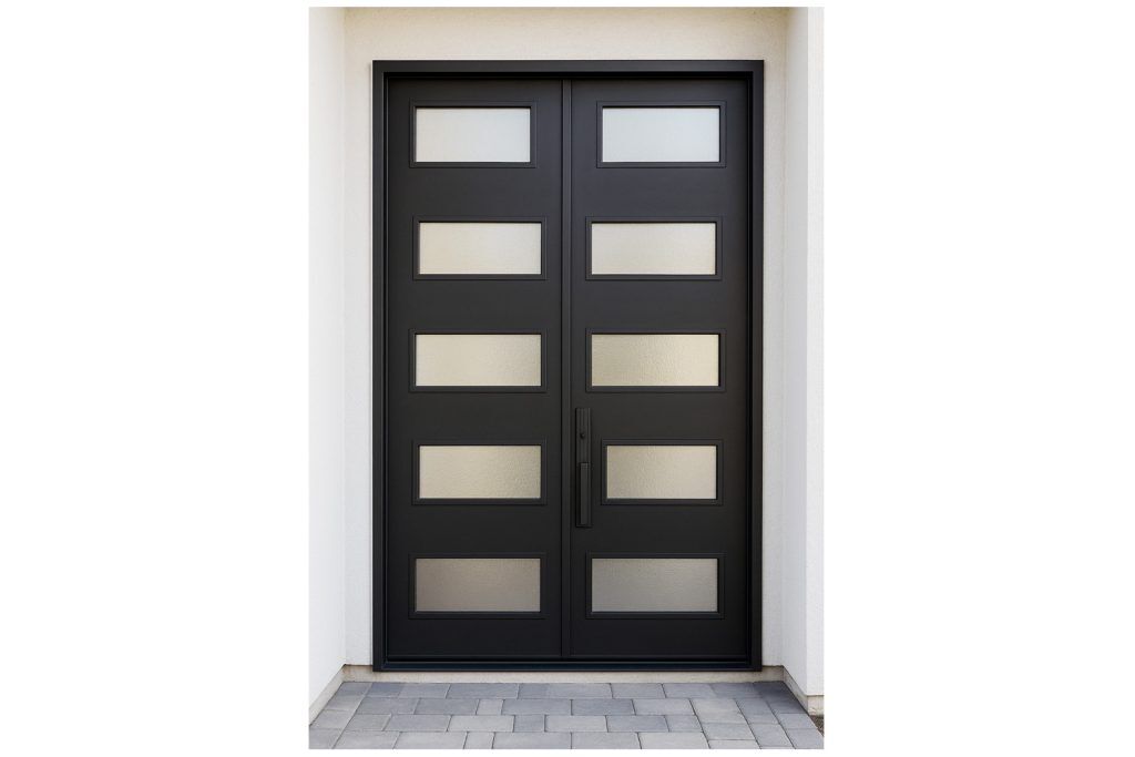 Nova Royal Series Wrought Iron Custom Exterior Door Style 065