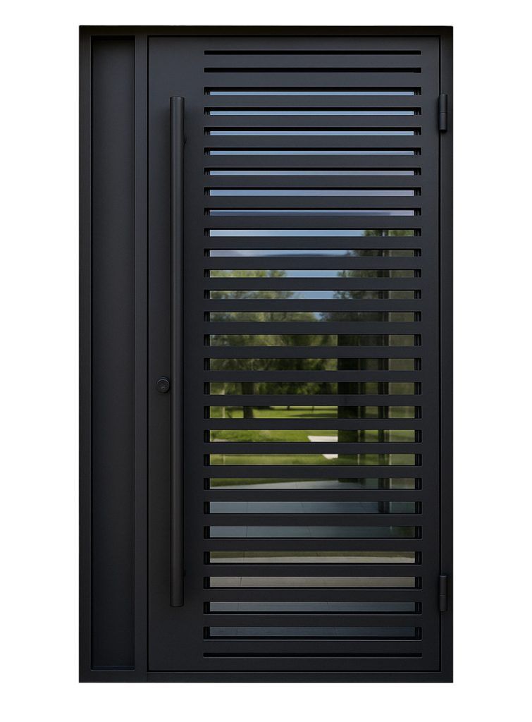 Nova Royal Series Wrought Iron Custom Exterior Door Style 070