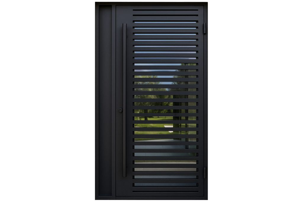 Nova Royal Series Wrought Iron Custom Exterior Door Style 070