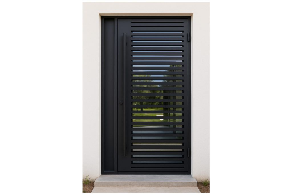 Nova Royal Series Wrought Iron Custom Exterior Door Style 070