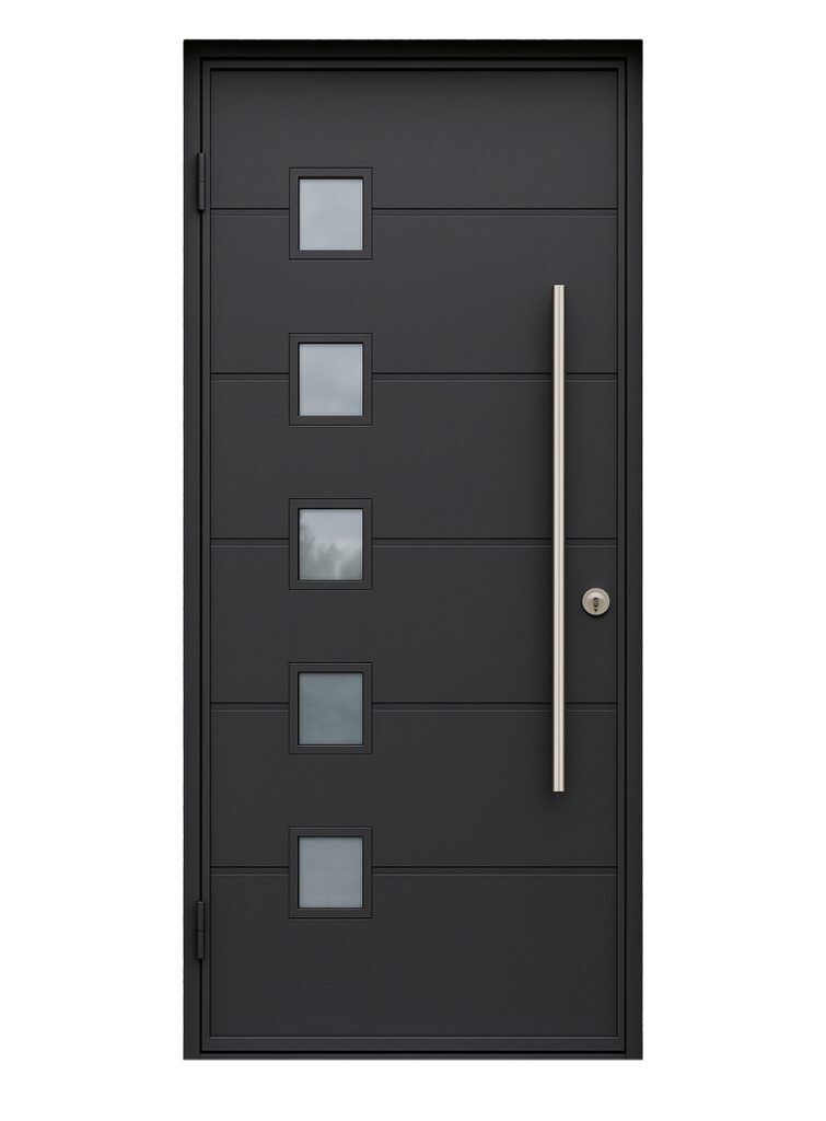 Nova Royal Series Wrought Iron Custom Exterior Door Style 074