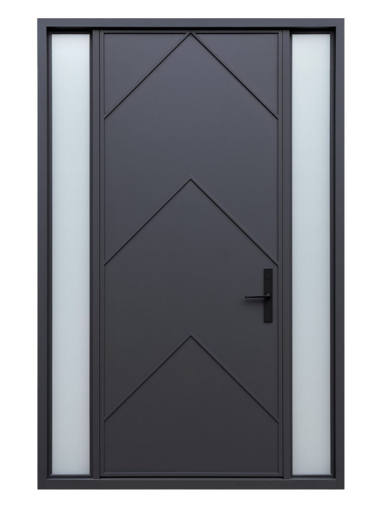 Nova Royal Series Wrought Iron Custom Exterior Door Style 078