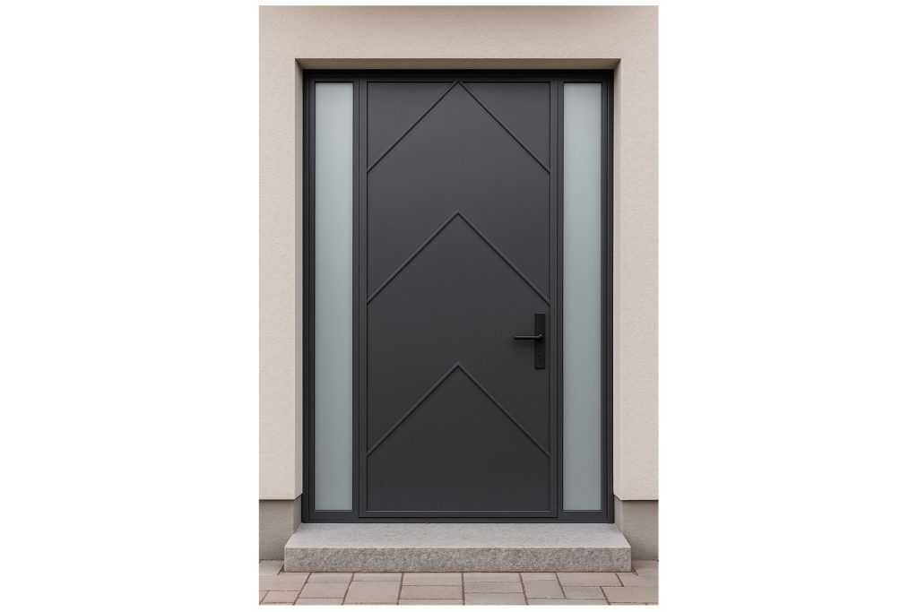 Nova Royal Series Wrought Iron Custom Exterior Door Style 078