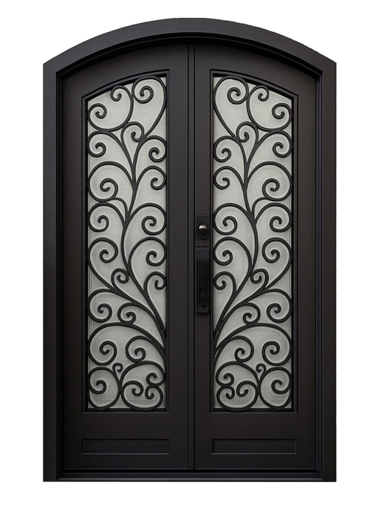 Nova Royal Series Wrought Iron Custom Exterior Door Style 085