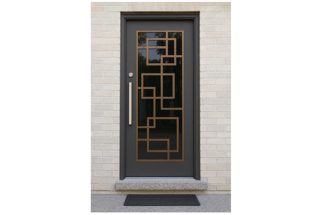 Nova Royal Series Wrought Iron Custom Exterior Door Style 086
