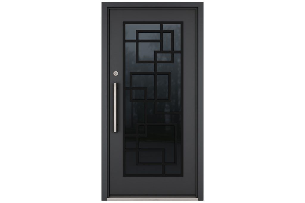 Nova Royal Series Wrought Iron Custom Exterior Door Style 086