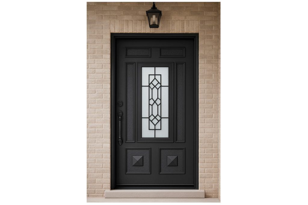 Nova Royal Series Wrought Iron Custom Exterior Door Style 090