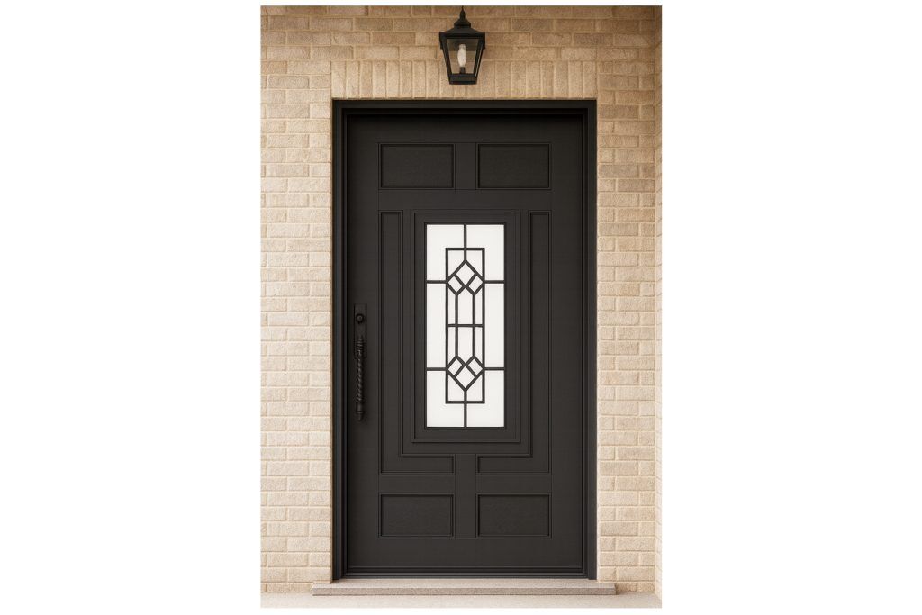 Nova Royal Series Wrought Iron Custom Exterior Door Style 091