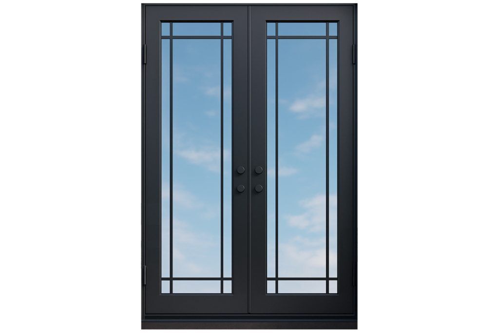 Nova Royal Series Wrought Iron Custom Exterior Door Style 093