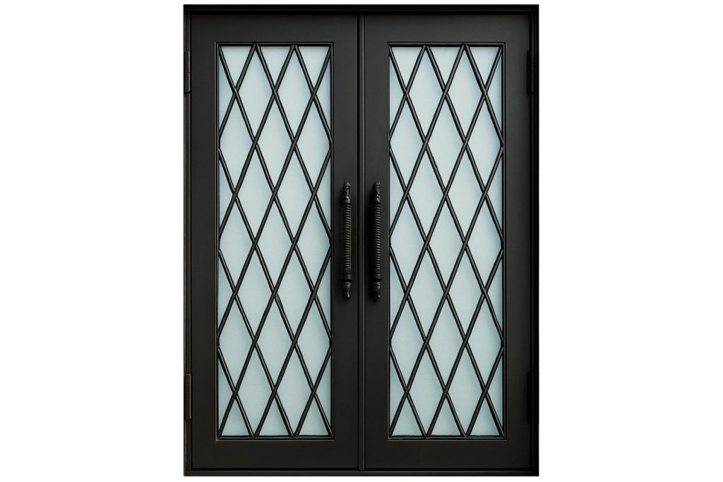 Nova Royal Series Wrought Iron Custom Exterior Door Style 095