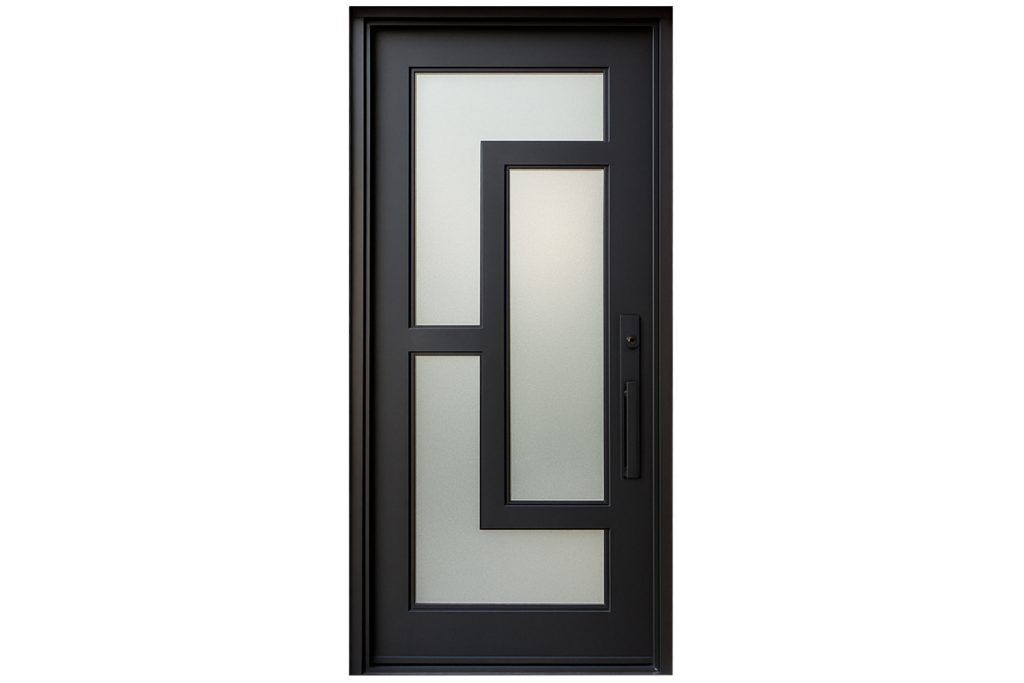 Nova Royal Series Wrought Iron Custom Exterior Door Style 101