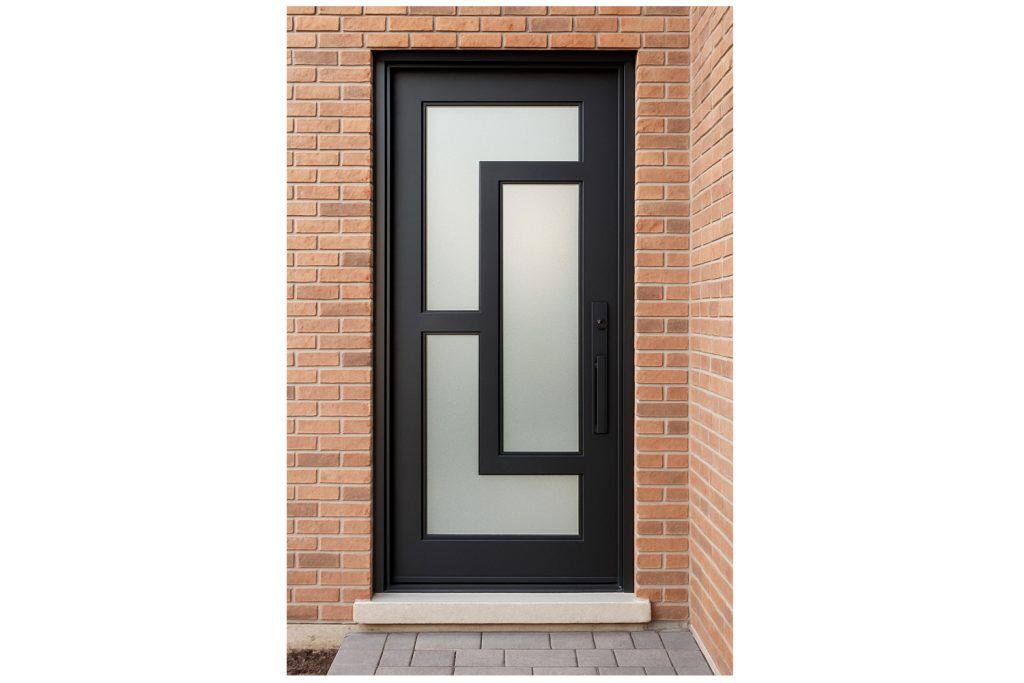 Nova Royal Series Wrought Iron Custom Exterior Door Style 101