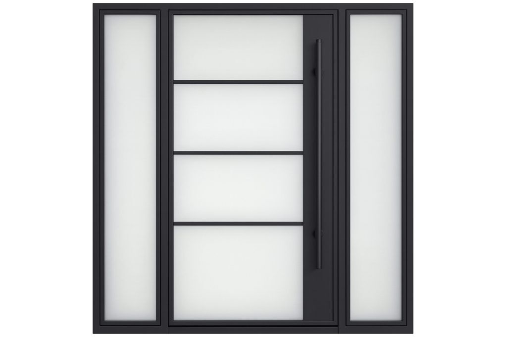 Nova Royal Series Wrought Iron Custom Exterior Door Style 105