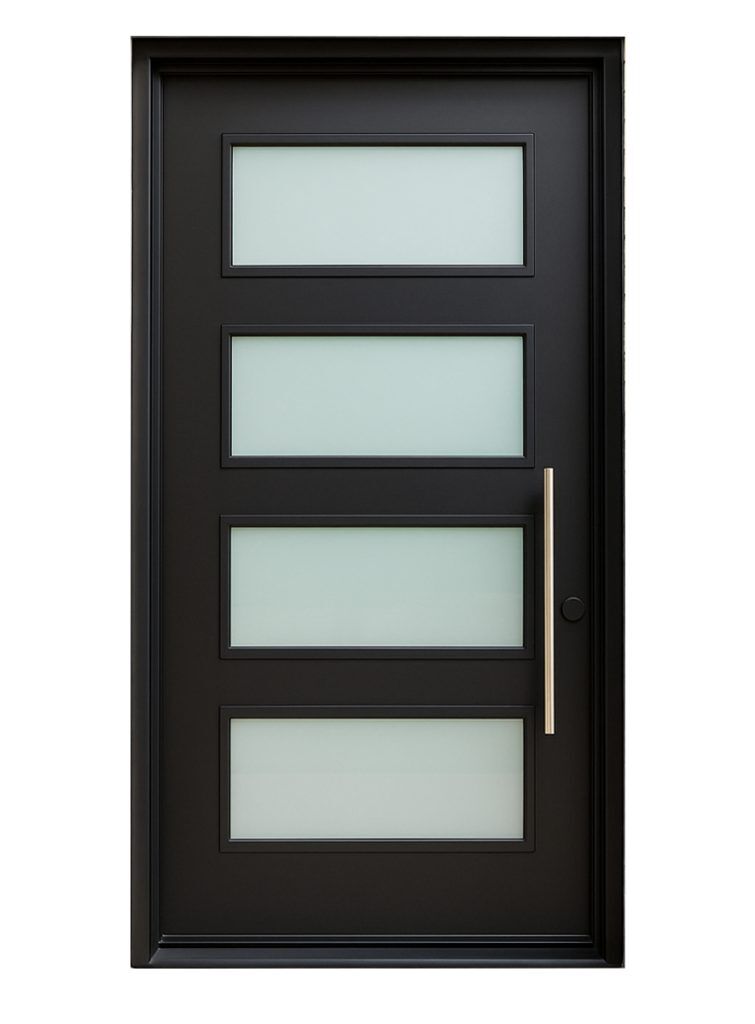 Nova Royal Series Wrought Iron Custom Exterior Door Style 109