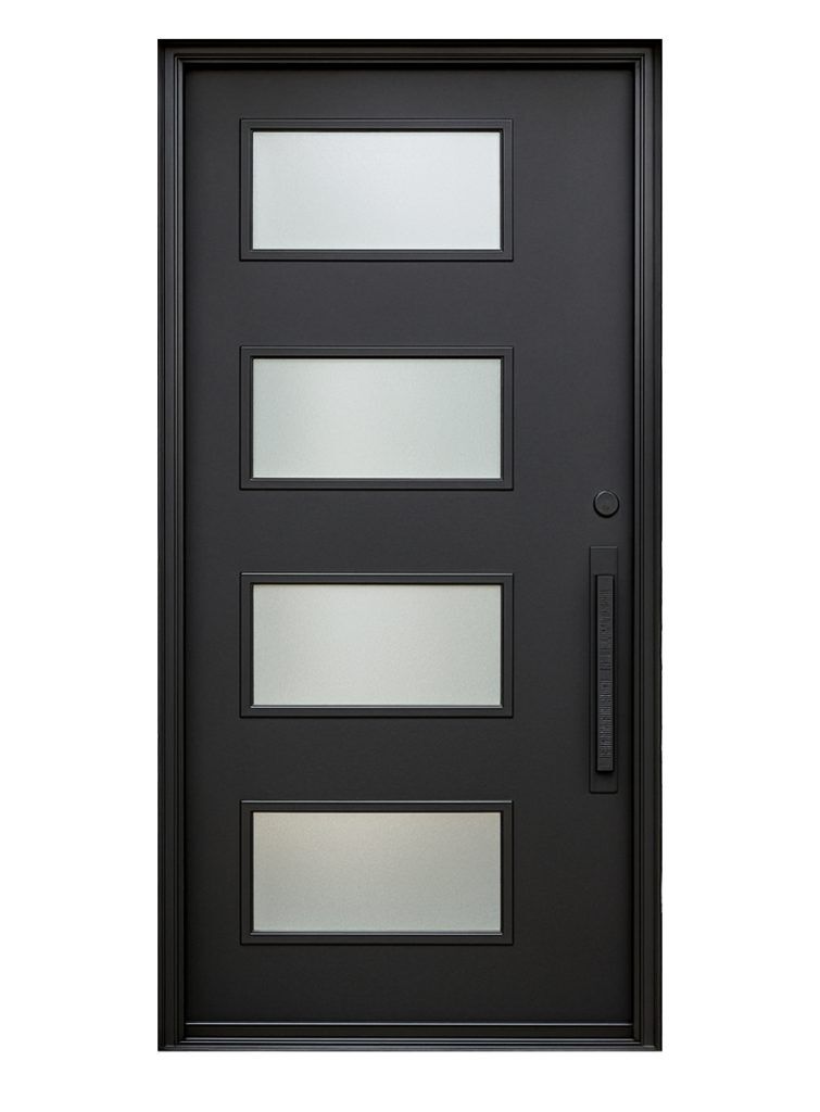Nova Royal Series Wrought Iron Custom Exterior Door Style 110