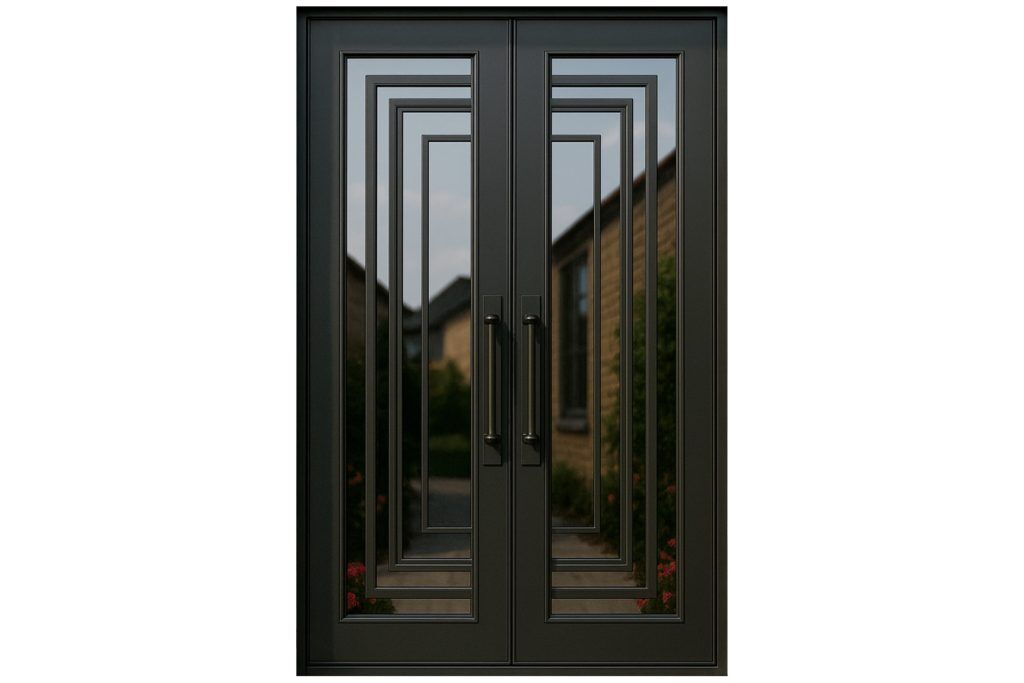 Nova Royal Series Wrought Iron Custom Exterior Door Style 111