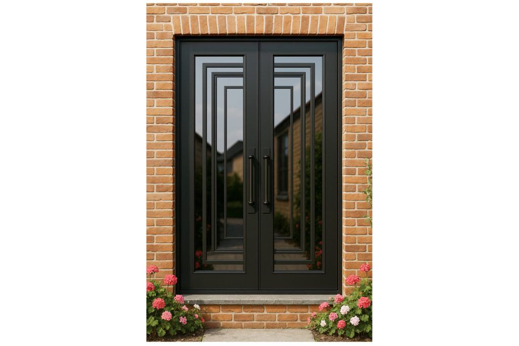 Nova Royal Series Wrought Iron Custom Exterior Door Style 111