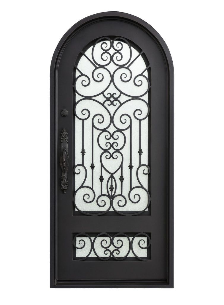 Nova Royal Series Wrought Iron Custom Exterior Door Style 115