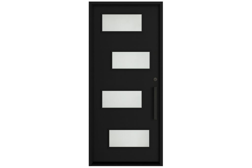 Nova Royal Series Wrought Iron Custom Exterior Door Style 120