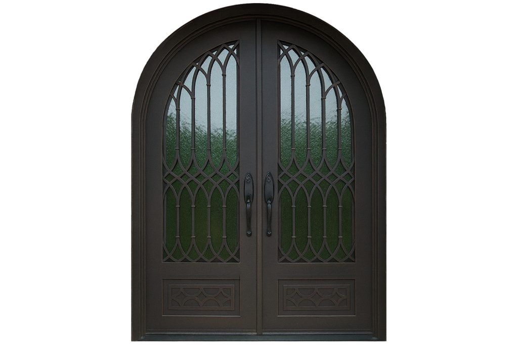 Nova Royal Series Wrought Iron Custom Exterior Door Style 131