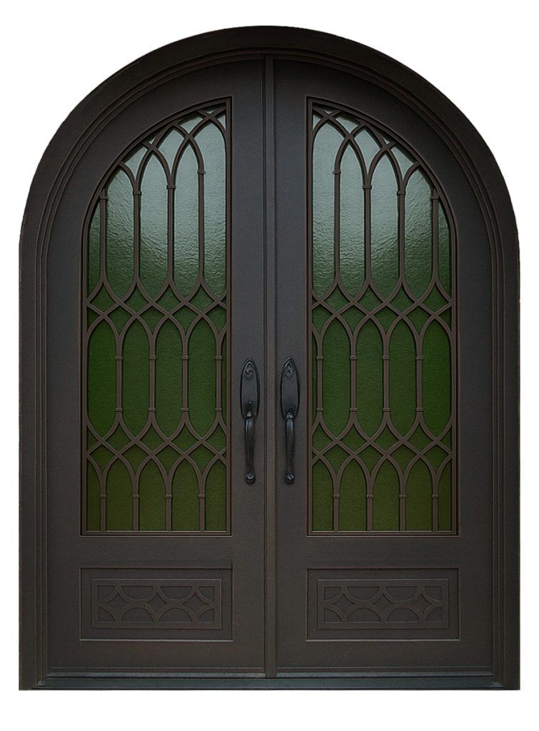 Nova Royal Series Wrought Iron Custom Exterior Door Style 132