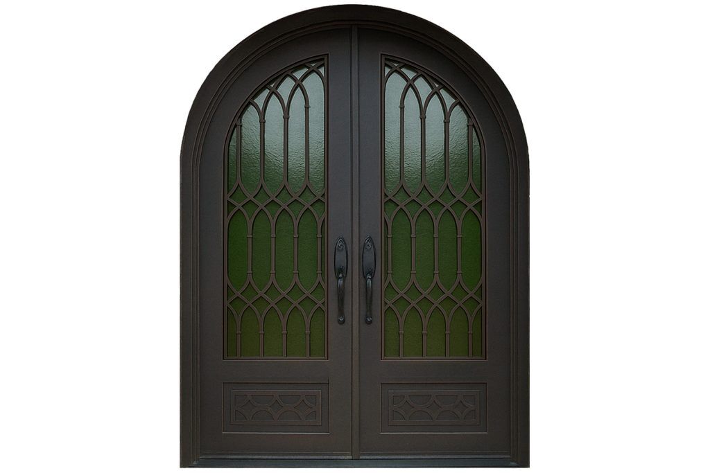 Nova Royal Series Wrought Iron Custom Exterior Door Style 132