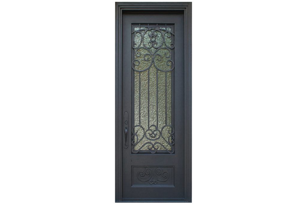 Nova Royal Series Wrought Iron Custom Exterior Door Style 135