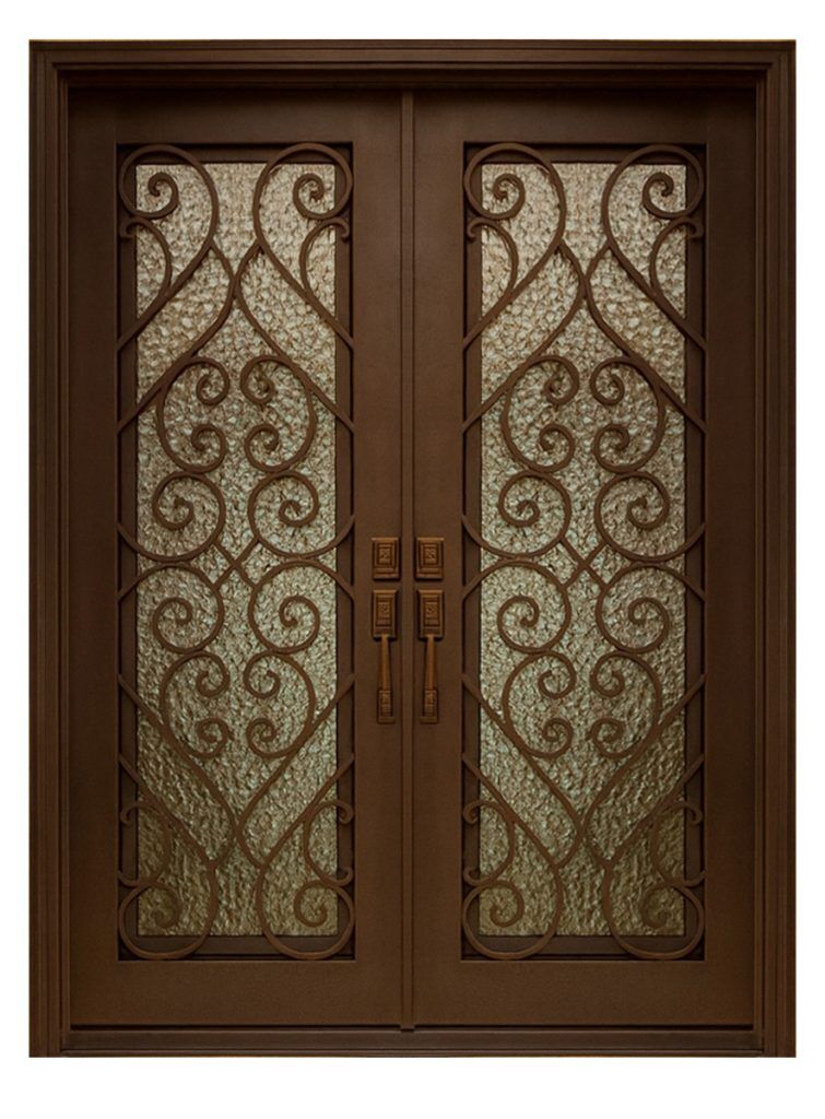 Nova Royal Series Wrought Iron Custom Exterior Door Style 139