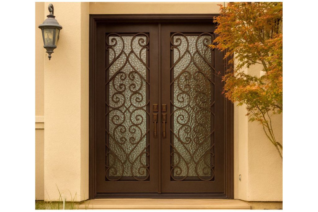 Nova Royal Series Wrought Iron Custom Exterior Door Style 139