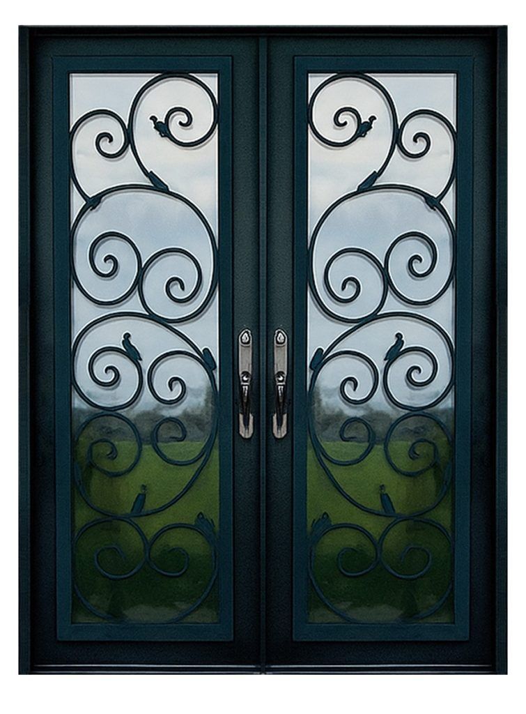 Nova Royal Series Wrought Iron Custom Exterior Door Style 149