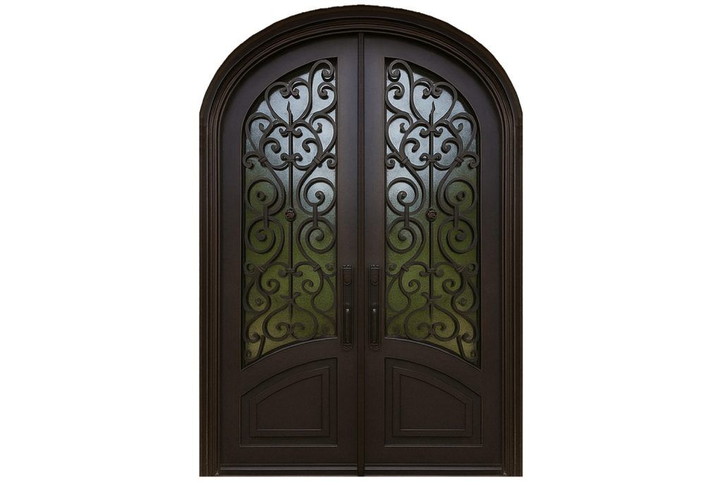 Nova Royal Series Wrought Iron Custom Exterior Door Style 150