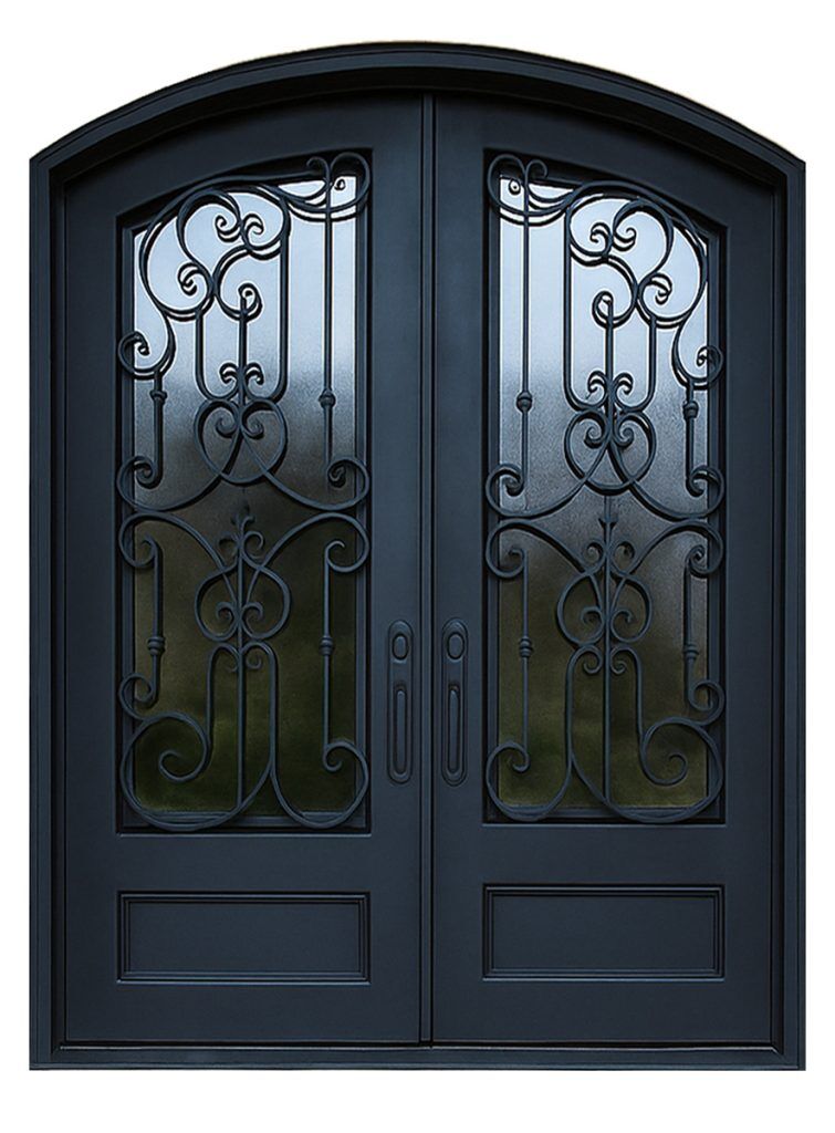 Nova Royal Series Wrought Iron Custom Exterior Door Style 151