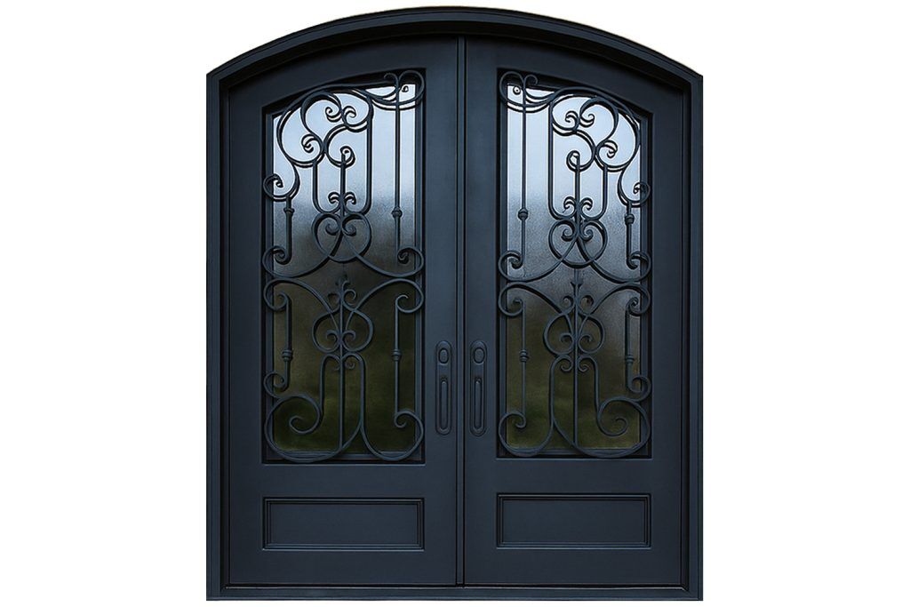 Nova Royal Series Wrought Iron Custom Exterior Door Style 151