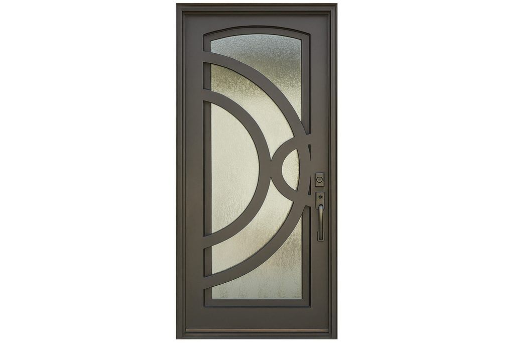 Nova Royal Series Wrought Iron Custom Exterior Door Style 154