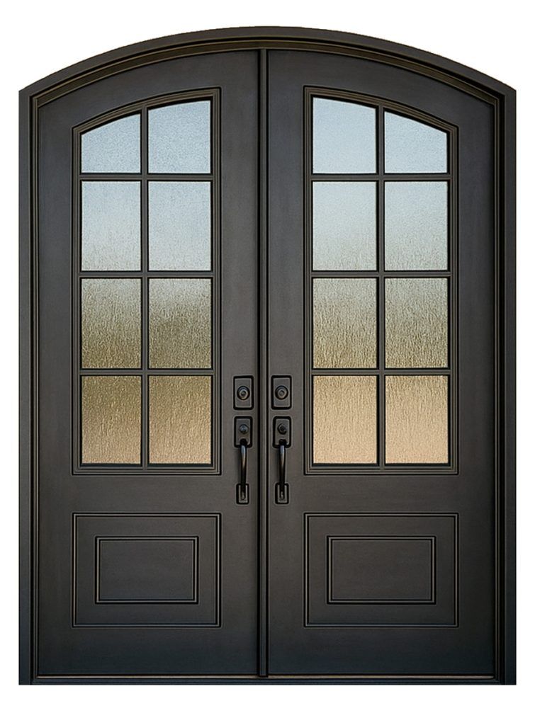 Nova Royal Series Wrought Iron Custom Exterior Door Style 155