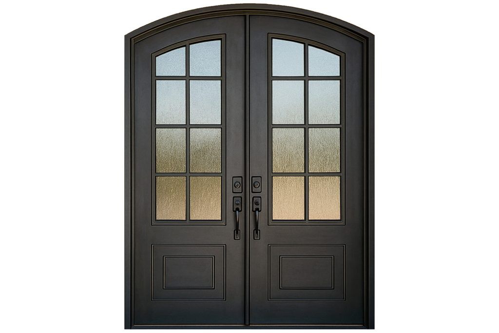 Nova Royal Series Wrought Iron Custom Exterior Door Style 155