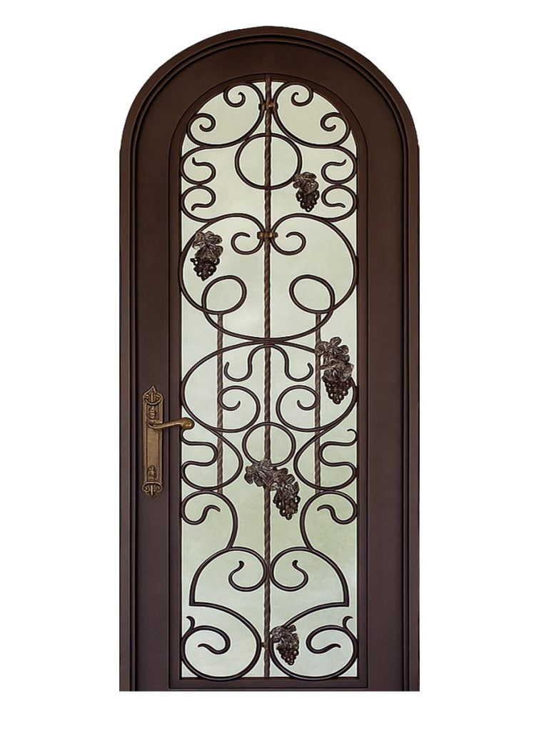 Nova Royal Series Wrought Iron Custom Exterior Door Style 158