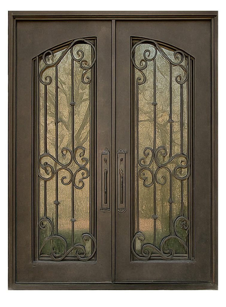 Nova Royal Series Wrought Iron Custom Exterior Door Style 159