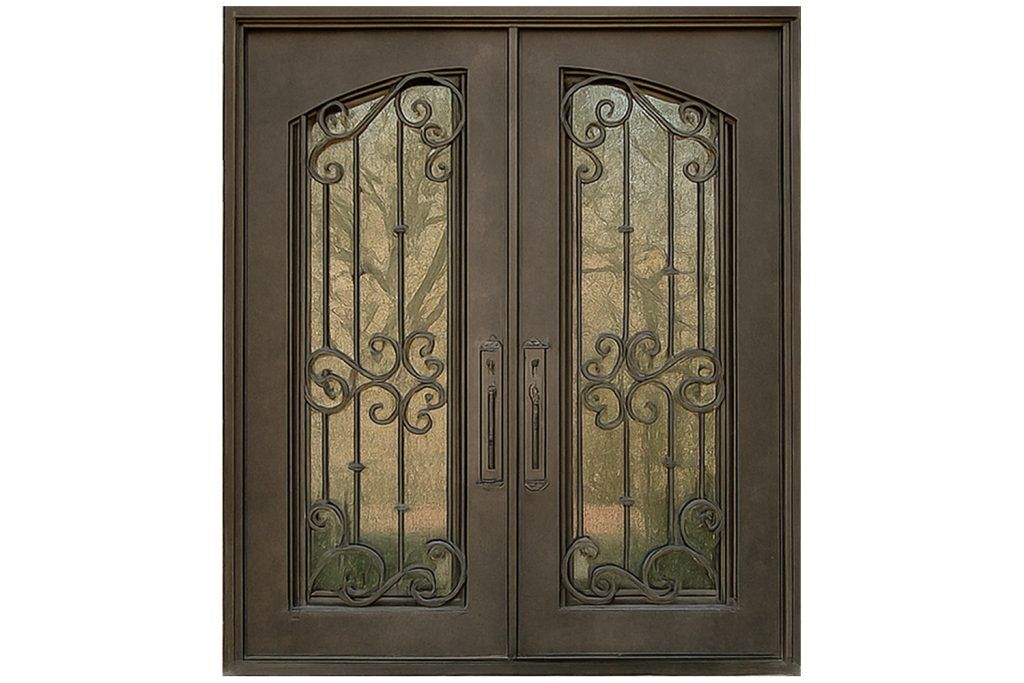Nova Royal Series Wrought Iron Custom Exterior Door Style 159