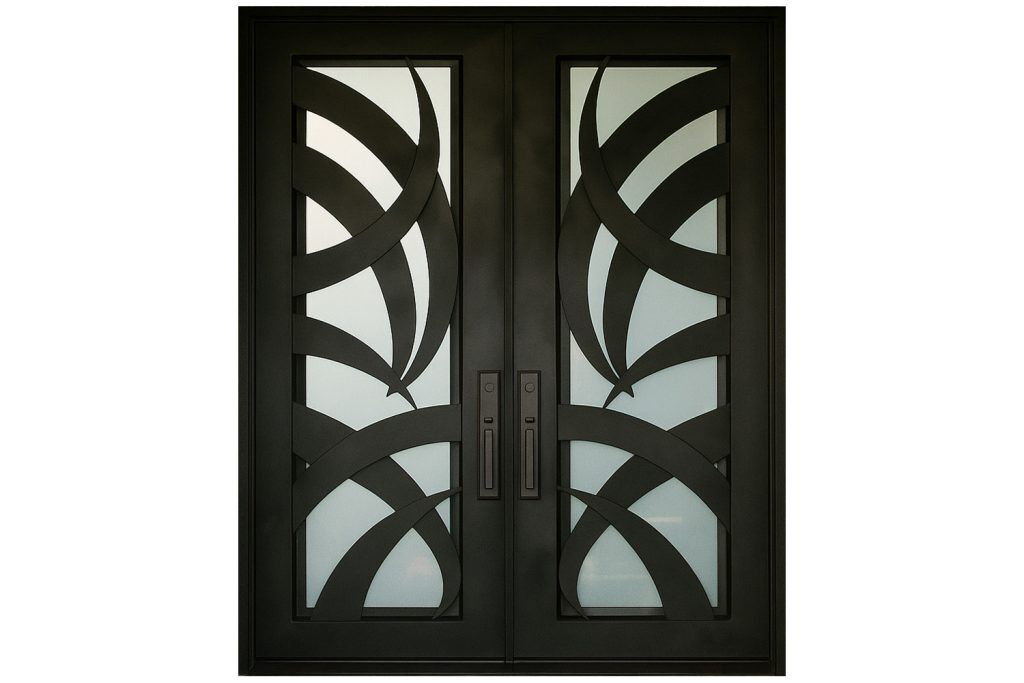 Nova Royal Series Wrought Iron Custom Exterior Door Style 161