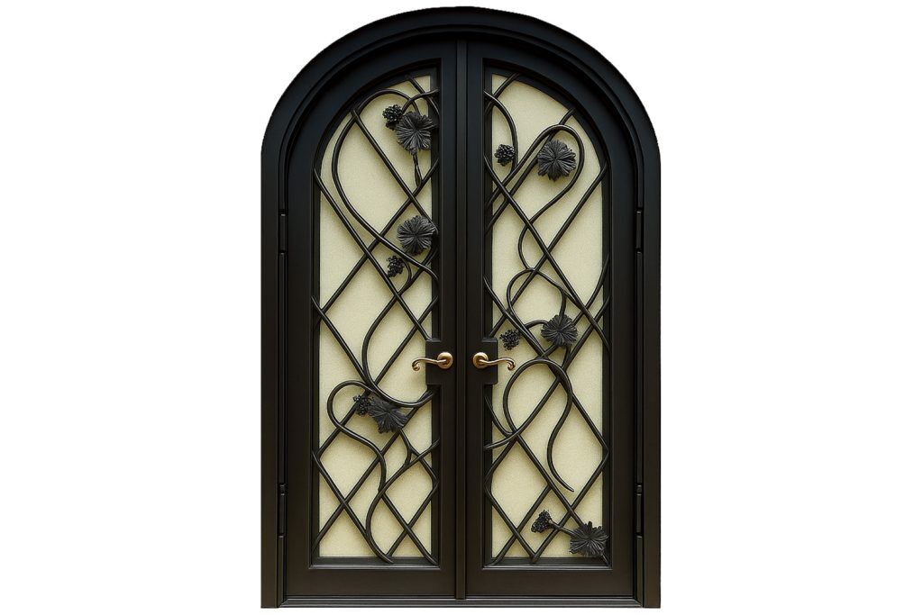 Nova Royal Series Wrought Iron Custom Exterior Door Style 164