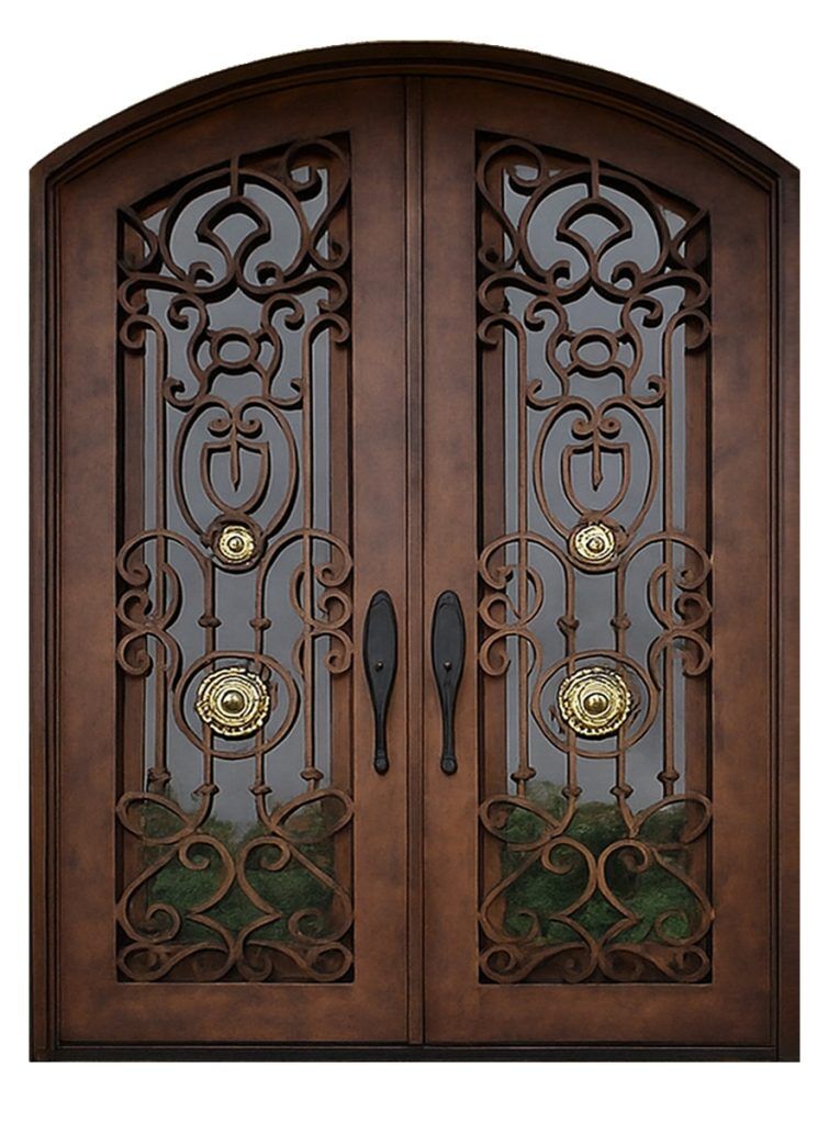 Nova Royal Series Wrought Iron Custom Exterior Door Style 167