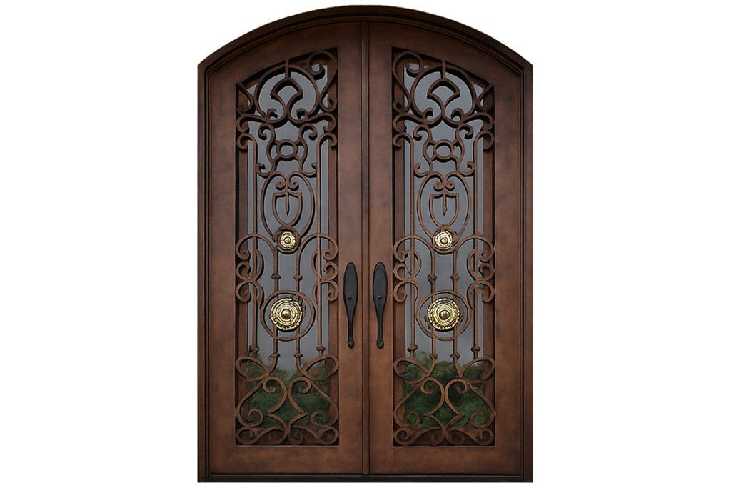 Nova Royal Series Wrought Iron Custom Exterior Door Style 167